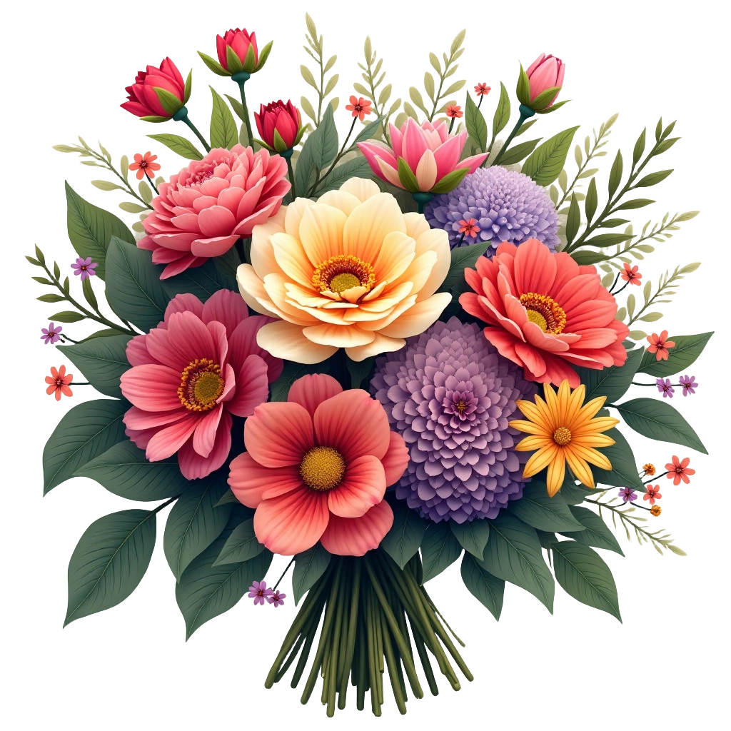 Colorful Flower Bouquet